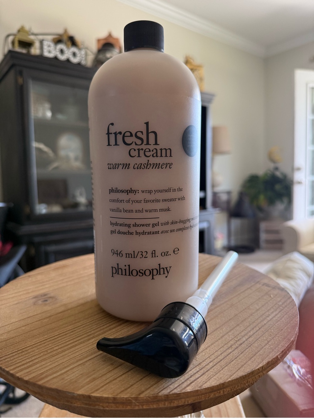 philosophy Fresh Cream Warm Cashmere Hydrating Shower Gel - Cream, sealed, pump